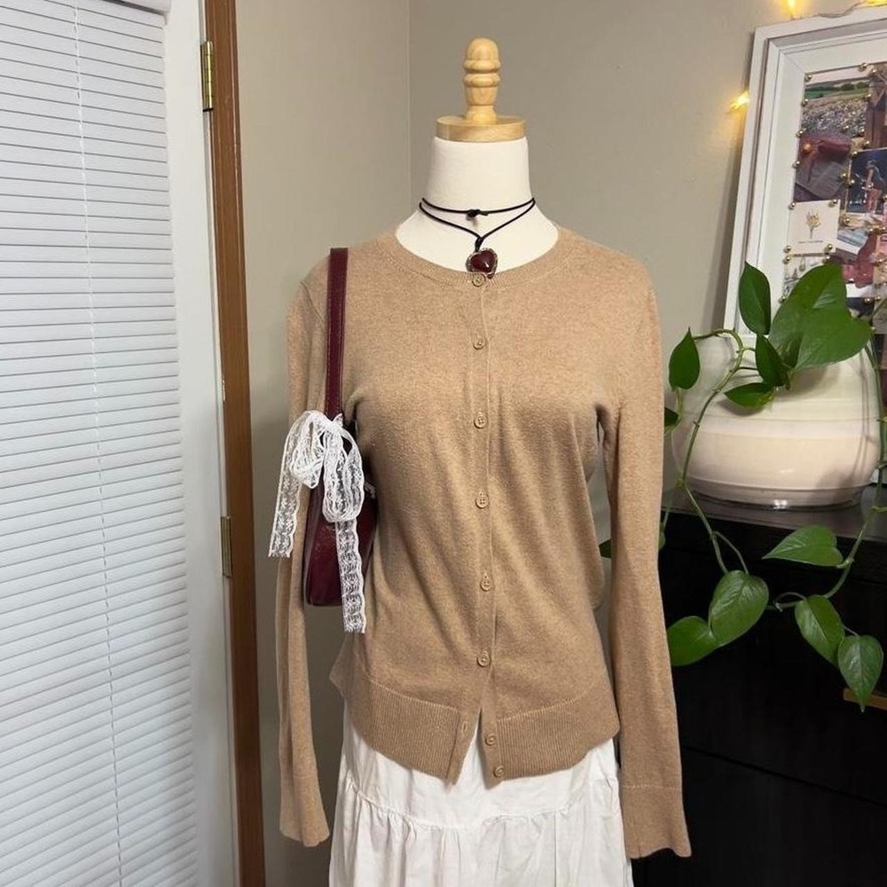 Brown GAP Button Up Cardigan Sweater Size Medium